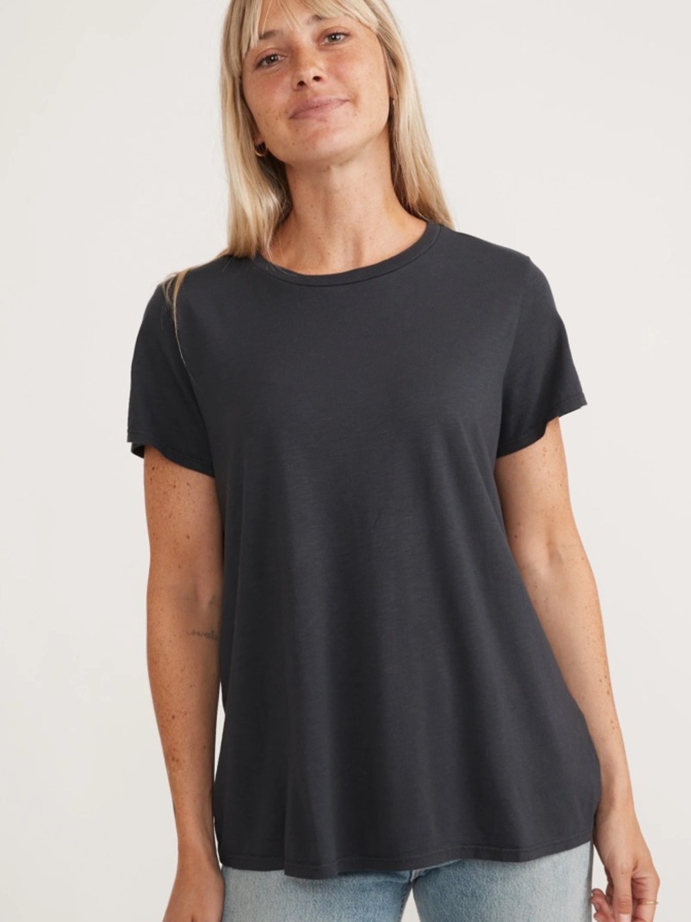 Marine Layer Black Cotton Tee